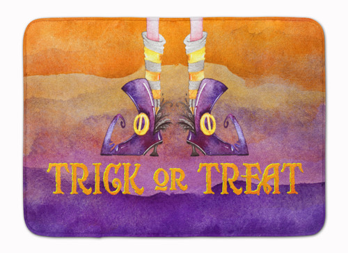 Halloween Trick Witches Feet Bath Mat Machine Washable  Anti-fatigue Memory Foam Kitchen Rug BB7460RUG