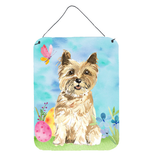 Easter Eggs Cairn Terrier Wall or Door Hanging Prints CK1920DS1216