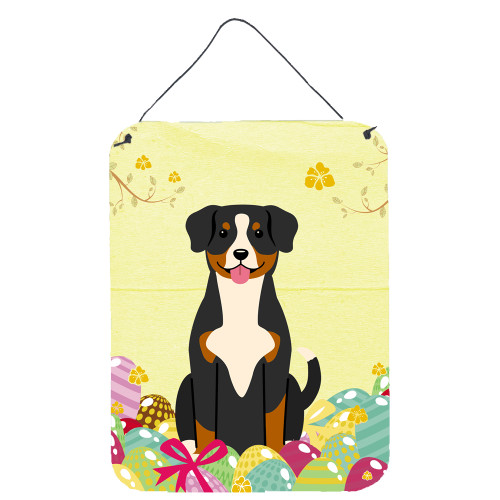 Easter Eggs Entlebucher Wall or Door Hanging Prints BB6038DS1216