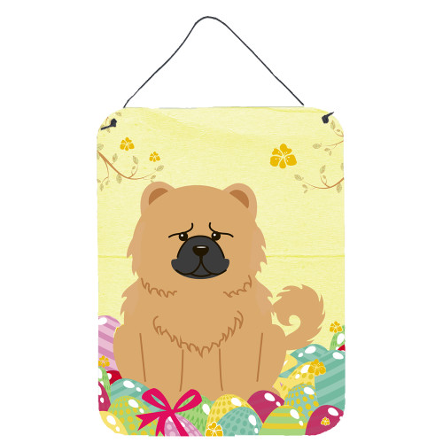 Easter Eggs Chow Chow Cream Wall or Door Hanging Prints BB6144DS1216