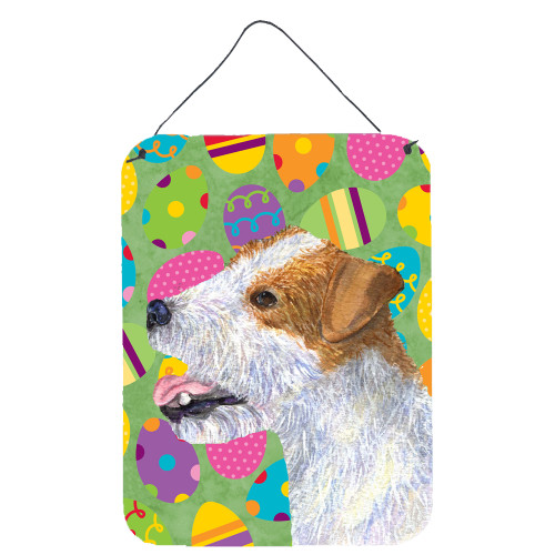 Jack Russell Terrier Easter Eggtravaganza Wall or Door Hanging Prints
