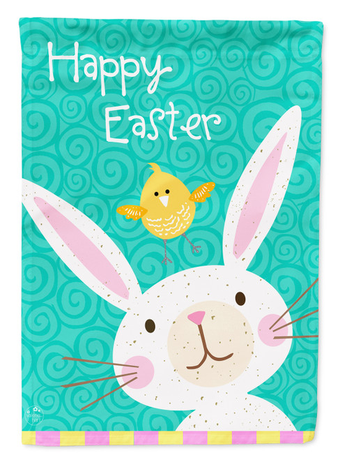 Caroline's Treasures VHA3032GF Happy Easter Rabbit Flag Garden Size , Small, multicolor