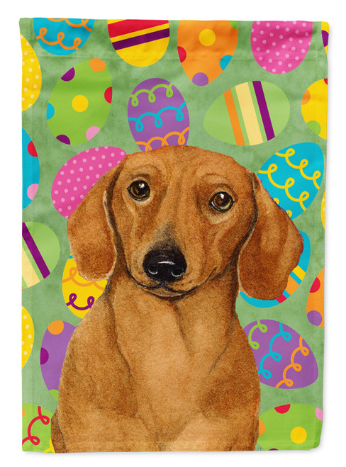 Caroline's Treasures LH9402-FLAG-PARENT Dachshund Easter Eggtravaganza Flag, , multicolor - LH9402CHF
