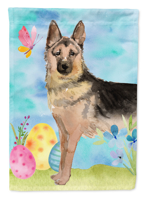 Caroline's Treasures BB9627GF German Shepherd Easter Flag Garden Size , Small, multicolor