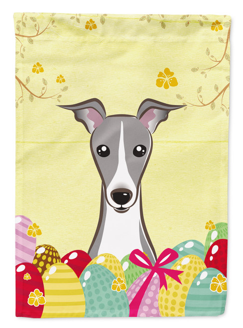 Italian Greyhound Easter Egg Hunt Flag Canvas House Size BB1918CHF