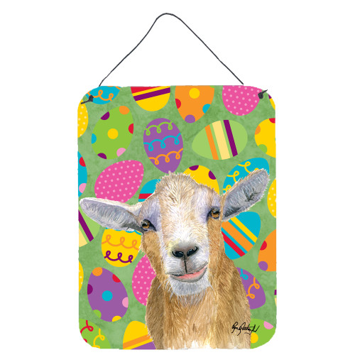 Eggtravaganza Goat Easter Aluminium Metal Wall or Door Hanging Prints