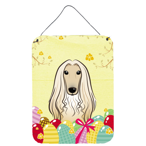 Afghan Hound Easter Egg Hunt Wall or Door Hanging Prints BB1926DS1216