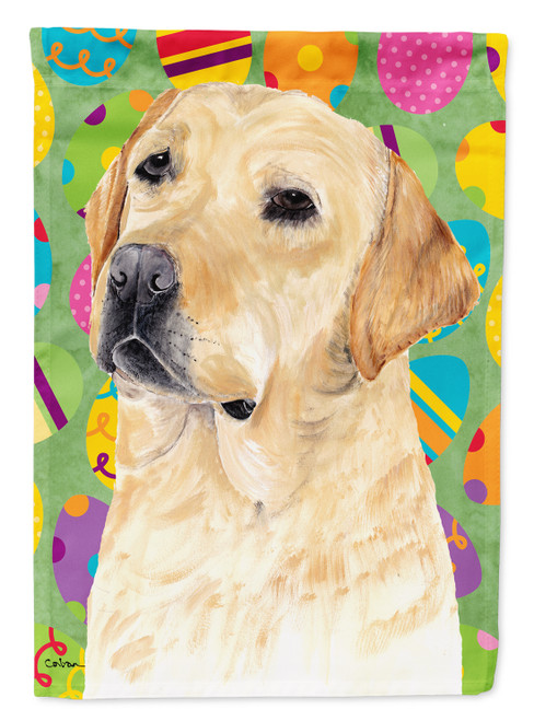 Caroline's Treasures SC9456-FLAG-PARENT Labrador Easter Eggtravaganza Flag, , multicolor - SC9456CHF