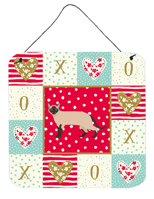 Caroline's Treasures CK5723DS66 Tonkinese Cat Love Wall or Door Hanging Prints, 6x6, multicolor