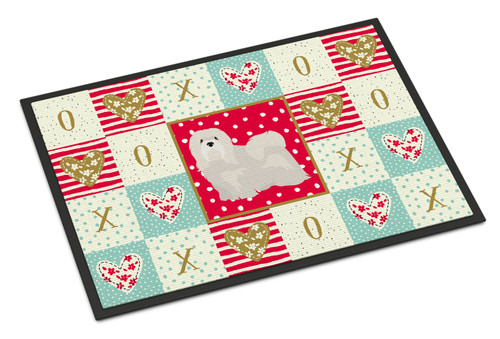 Lhasa Apso #2 Love Door Mat, Indoor Rug or Outdoor Welcome Mat 18x27 Doormat