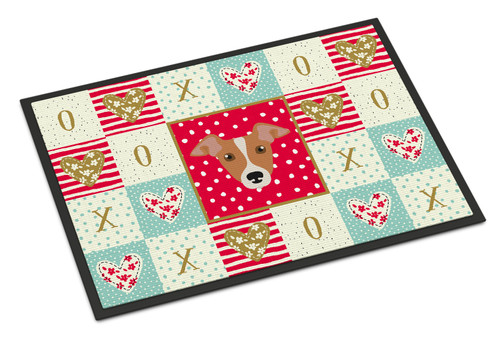 Italian Greyhound Love Door Mat, Indoor Rug or Outdoor Welcome Mat 18x27 Doormat