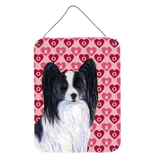 Papillon Hearts Love and Valentine's Day Portrait Wall or Door Hanging Prints