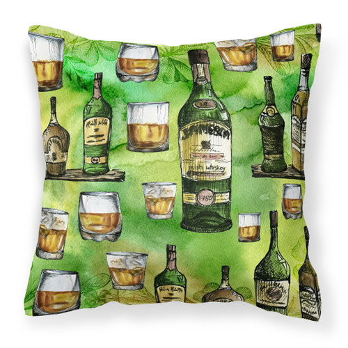 Irish Whiskey Fabric Decorative Pillow BB5757PW1818