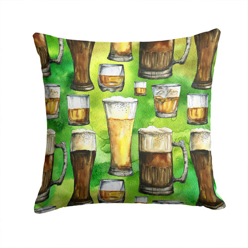 Irish Beers Fabric Decorative Pillow BB5758PW1414