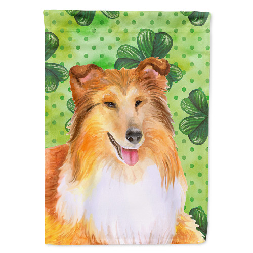 Sheltie St Patrick's Flag Canvas House Size BB9894CHF