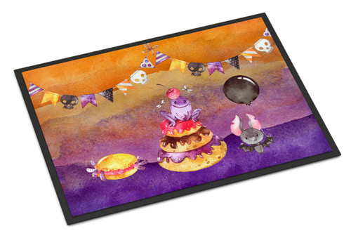 Halloween Sweets Party Door Mat, Indoor Rug or Outdoor Welcome Mat 18x27 Doormat BB7463MAT