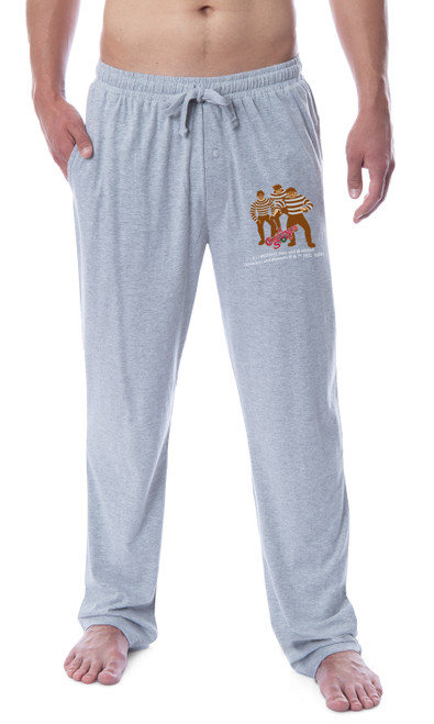 A Christmas Story Mens' Movie Logo Black Bart Gang Sleep Pajama Pants - 763059975827