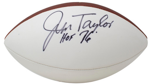 Jim Taylor Green Bay Packers Signed NFL Wilson The Duke Football HOF 76 PSA Holo