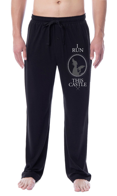 Disney Mens' Villains Maleficent I Run This Castle Sleep Pajama Pants - 763059953641
