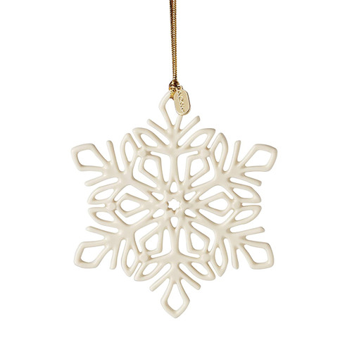 Lenox 2021 Snow Fantasies Snowflake Porcelain Christmas Ornament 892587