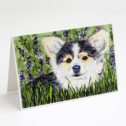 Caroline's Treasures SS8824GCA7P Chihuahua Greeting Cards and Envelopes Pack of 8 A7 Size 5x7 inch Blank Note Cards, 7 x 5, multicolor