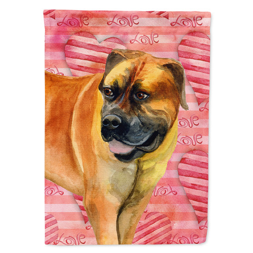 Boerboel Mastiff Love Flag Canvas House Size BB9733CHF