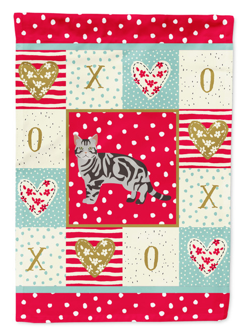 American Shorthair #1 Cat Love Flag Canvas House Size