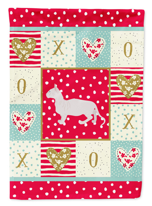 Bambino #2 Cat Love Flag Canvas House Size