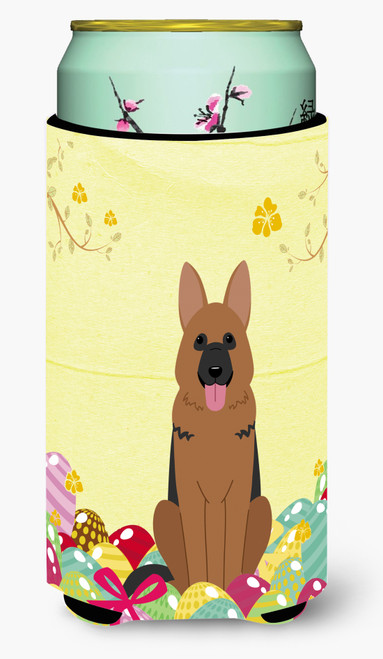 Easter Eggs German Shepherd Tall Boy Beverage Insulator Hugger BB6067TBC
