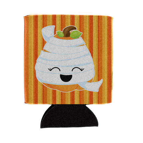 Halloween Pumpkin Mummy Can or Bottle Hugger BB6968CC