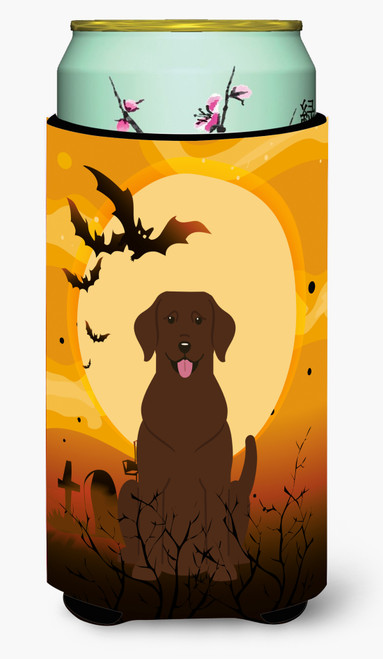 Halloween Chocolate Labrador Tall Boy Beverage Insulator Hugger BB4322TBC