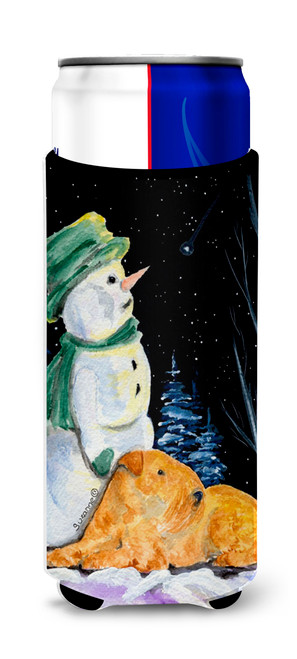 Caroline's Treasures SS8555-Parent Snowman with Lakeland Terrier Ultra Beverage Insulators for slim cans SS8555MUK, , multicolor - SS8555TBC