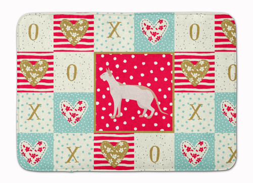 Caroline's Treasures CK5590RUG Colorpoint Shorthair #3 Cat Love Machine Washable Memory Foam Mat, 19 X 27", multicolor