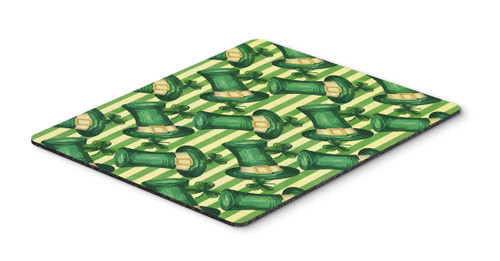 Watercolor St Patrick's Day Leprechan Hat Mouse Pad, Hot Pad or Trivet BB7558MP