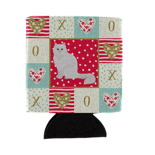 Caroline's Treasures CK5752CC Chinchilla Persian Longhair Cat Love Can or Bottle Hugger, Can Hugger, multicolor