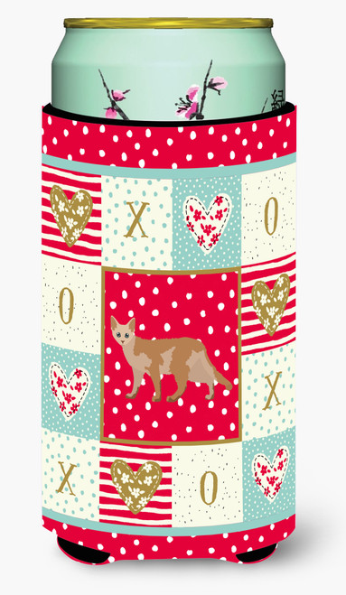 Caroline's Treasures CK5597TBC Devon Rex #3 Cat Love Tall Boy Hugger, Tall Boy, multicolor