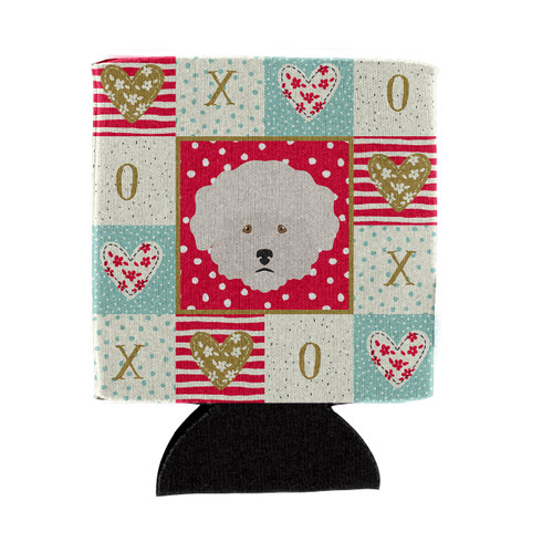 Caroline's Treasures CK5185CC Bichon Fris? Love Can or Bottle Hugger, Can Hugger, multicolor