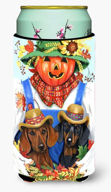 Dachshund Fall Scarecrow Tall Boy Hugger PPP3086TBC