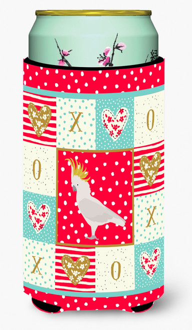 Cockatoo Love Tall Boy Beverage Insulator Hugger CK5522TBC