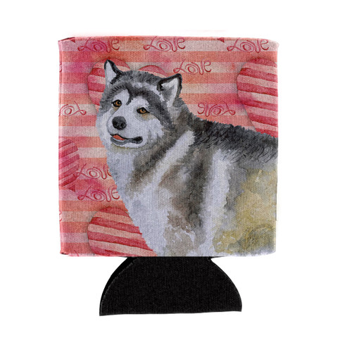 Alaskan Malamute Love Can or Bottle Hugger BB9725CC