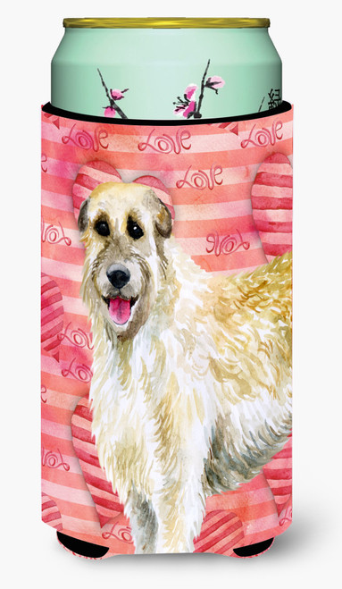 Irish Wolfhound Love Tall Boy Beverage Insulator Hugger BB9757TBC