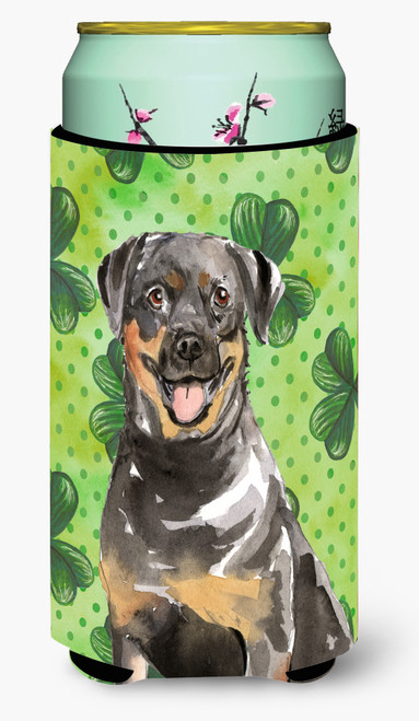 Shamrocks Rottweiler Tall Boy Beverage Insulator Hugger CK1794TBC