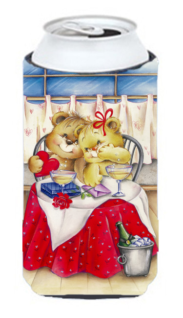 Teddy Bears In Love Valentine's Day Tall Boy beverage insulator Hugger APH0926TBC
