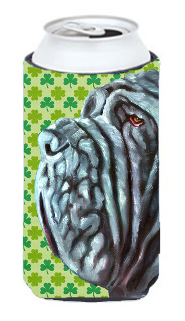 Neapolitan Mastiff St. Patrick's Day Shamrock Tall Boy Beverage Insulator Hugger LH9568TBC