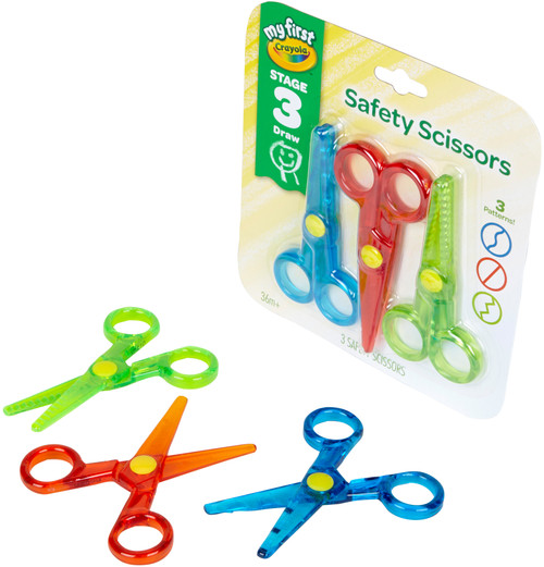 Crayola My First Safety Scissors-3/Pkg