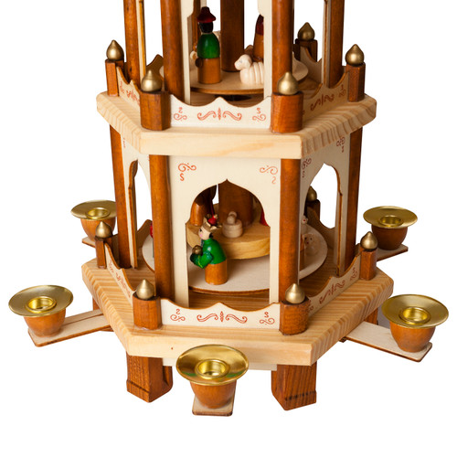 BRUBAKER Wooden Christmas Pyramid 18 Inches