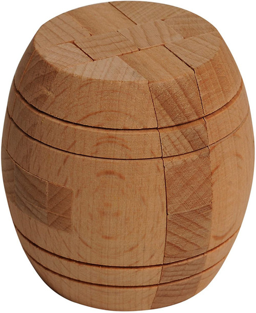 WE Games Wooden Barrel Puzzle