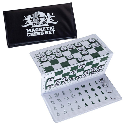 WE Games Magnetic Travel Chess Set Trifold - 100010