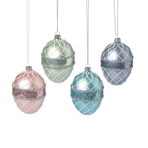 Faberge Easter Egg Glass Christmas Ornament Decor Decoration For The Home A/4