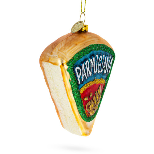 Italian Cheese Glass Christmas Ornament - CC-0403